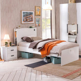 Cilek White Bed (100X200 Cm Or 120X200 Cm) - Kids Haven